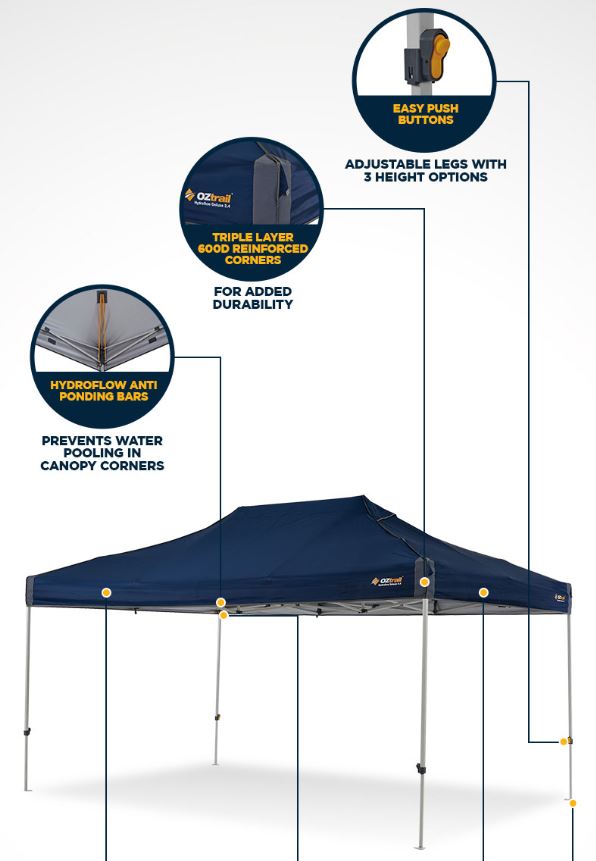 Gazebo Oztrail 4.5 x 3m