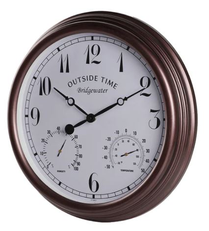 Outdoor Water Resistant Clock - Bridgewater