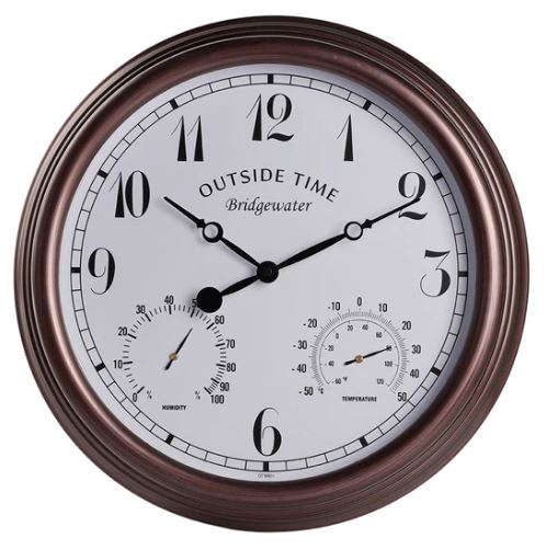 Outdoor Water Resistant Clock - Bridgewater