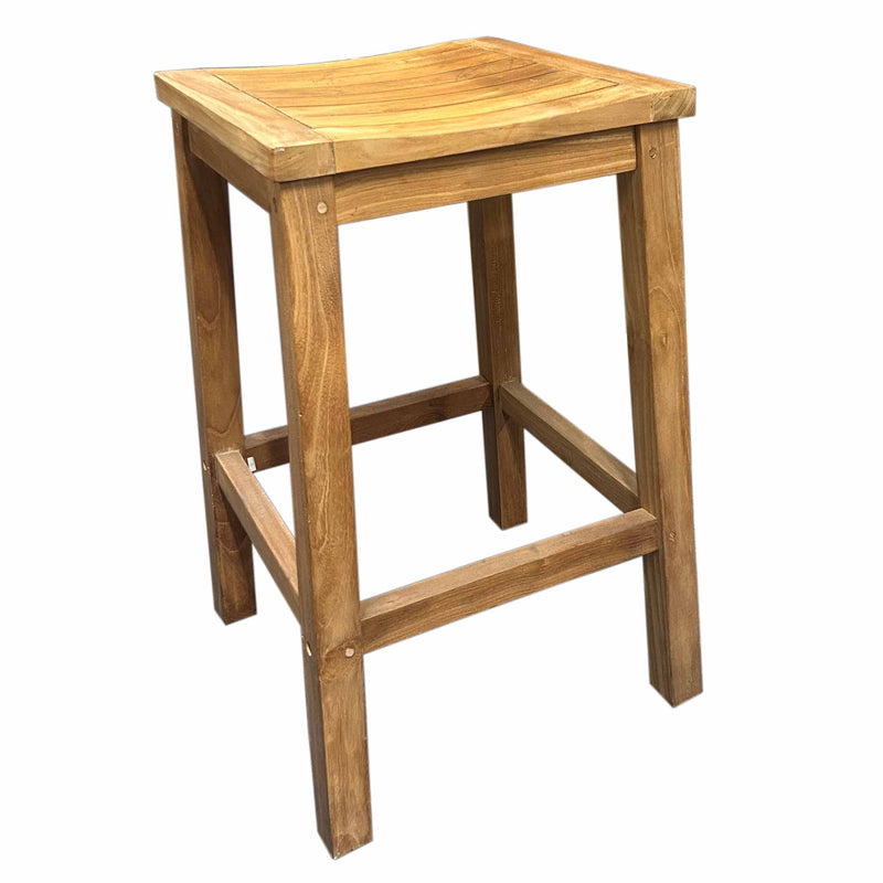 Teak Bar Stool Set