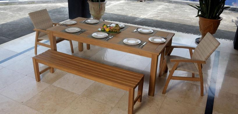 Teak Post Leg Tables